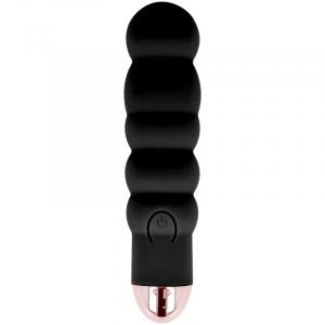 DOLCE VITA - VIBRADOR RECARGABLE SIX NEGRO 7 VELOCIDADES