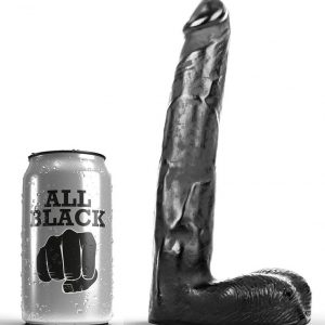 ALL BLACK - DILDO REALÍSTICO 21 CM