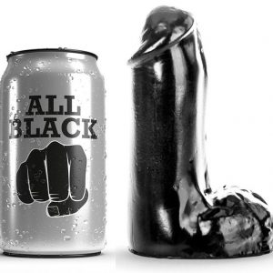 ALL BLACK - DILDO REALÍSTICO 13 CM