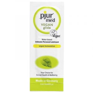 PJUR - MED VEGAN GLIDE LUBRICANTE BASE AGUA 2 ML