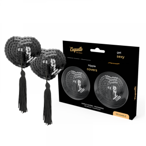 COQUETTE CHIC DESIRE - CUBRE PEZONES NEGRO LENTEJUELAS