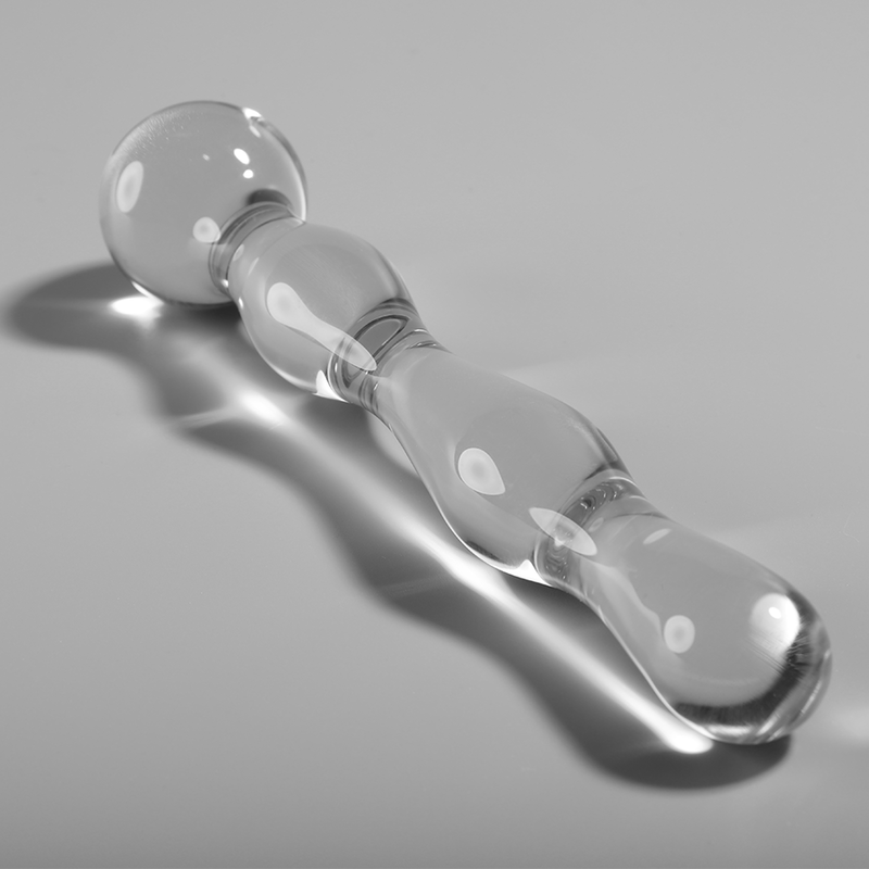 NEBULA SERIES BY IBIZA - MODELO 13 DILDO CRISTAL TRANSPARENTE 18 CM -O- 3.5 CM