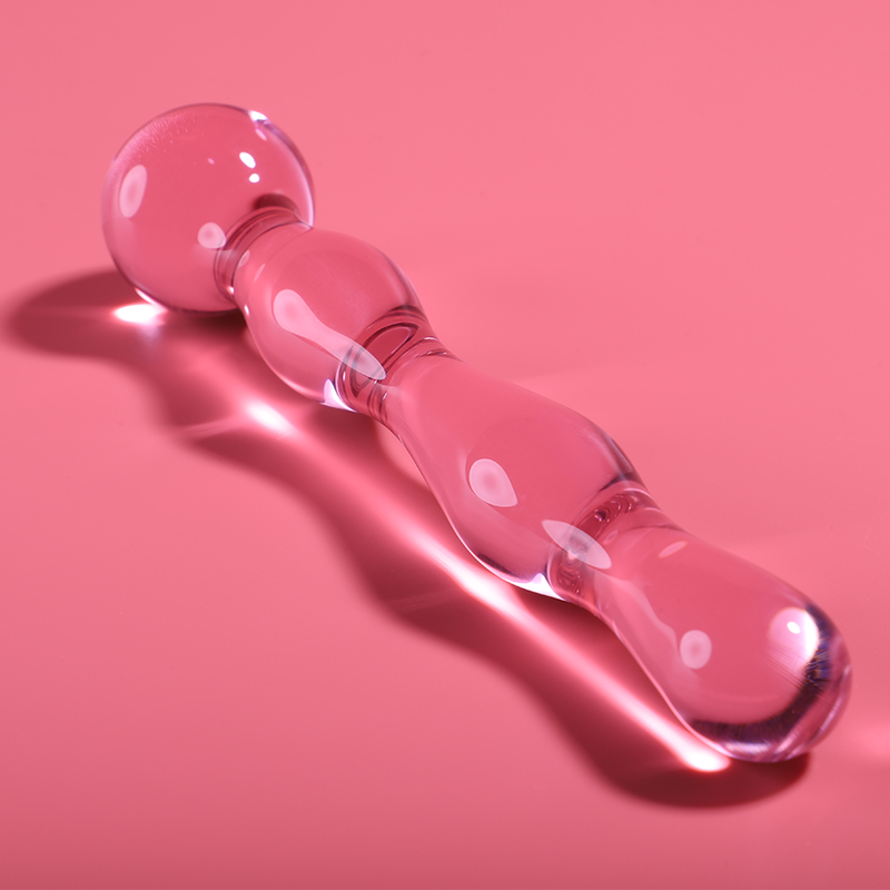 NEBULA SERIES BY IBIZA - MODELO 13 DILDO CRISTAL ROSA 18 CM -O- 3.5 CM