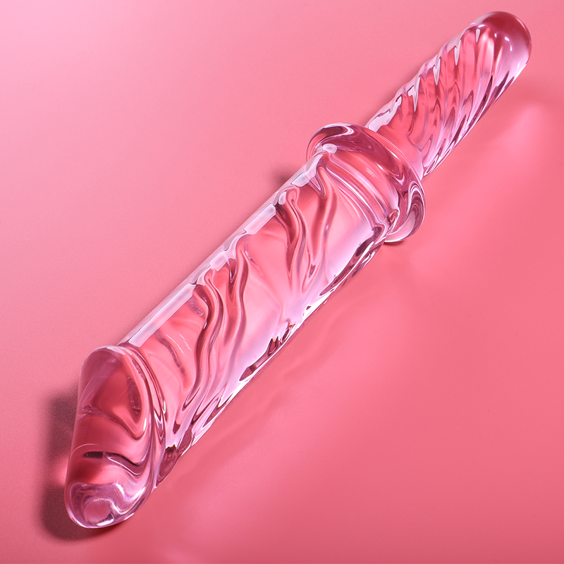 NEBULA SERIES BY IBIZA - MODELO 24 DILDO CRISTAL ROSA 28.5 CM -O- 5 CM