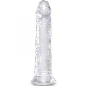 KING COCK - CLEAR PENE REALÍSTICO 19.7 CM TRANSPARENTE