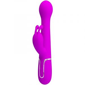 PRETTY LOVE - DEJON VIBRADOR RABBIT 3 EN 1 MULTIFUNCIÓN VIOLETA