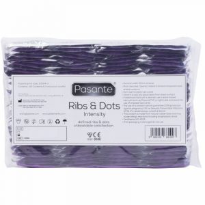 PASANTE - RIBS & DOTS PRESERVATIVOS INTENSITY 144 UNIDADES