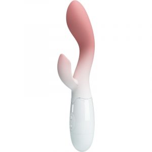 PRETTY LOVE - BRIGHTY VIBRADOR PUNTO G + ESTIMULADOR CLÍTORIS 30 VIBRACIONES ROSA