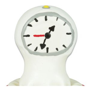 CONDOMERIE - PRESERVATIVO DECORATIVO PINTADO A MANO RELOJ