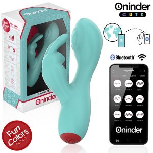 ONINDER CUTE - LOVE BUNNY VIBRADOR PUNTO G Y CLÍTORIS - APP MUNDIAL GRATUITA