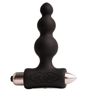 ROCKS- OFF - PETITE SENSATIONS BUBBLES PLUG ANAL VIBRADOR NEGRO
