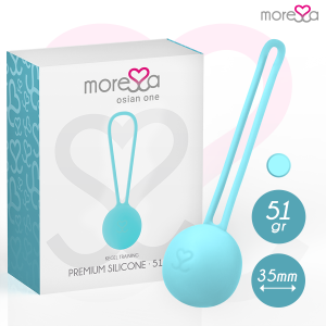 MORESSA - OSIAN ONE ENTRENAMIENTO SUELO PELVICO 51gr PREMIUM SILICONA TURQUESA