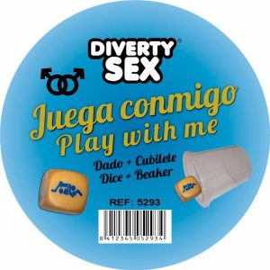 DIABLO PICANTE - DADO DURO DORADO POSTURAS CHICOS CON CUBILETE