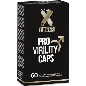 XPOWER - PRO VIRILITY CÁPSULAS VITALIDAD Y VIRILIDAD 60 UNIDADES