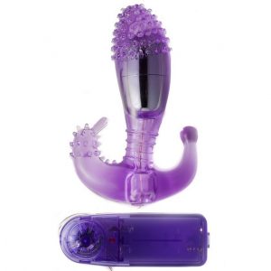 BAILE - ESTIMULADOR LILA VAGINAL Y ANAL CON VIBRACIÓN